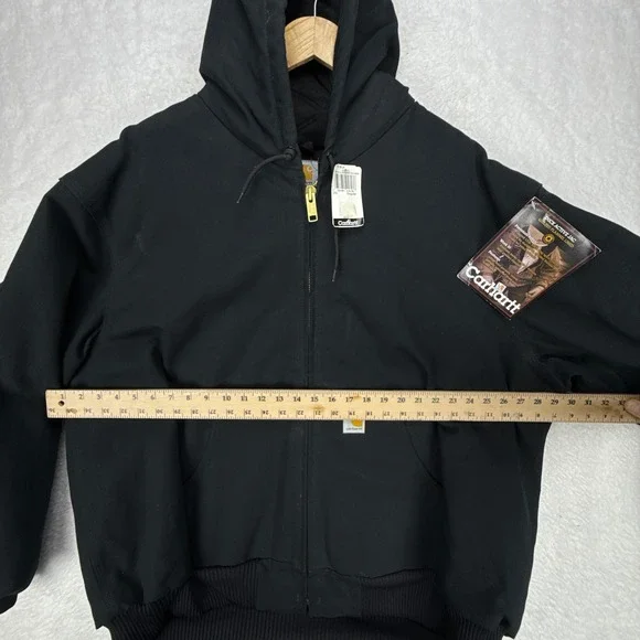 Carhartt Active Jacket Quilt Lined Mens 2XL J140‎ BLK Black NOS NWT - Picture 7 of 14